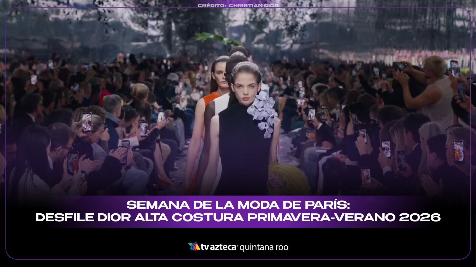 Semana de la Moda de París: cómo fue el desfile de Dior Alta Costura Primavera-Verano 2026
