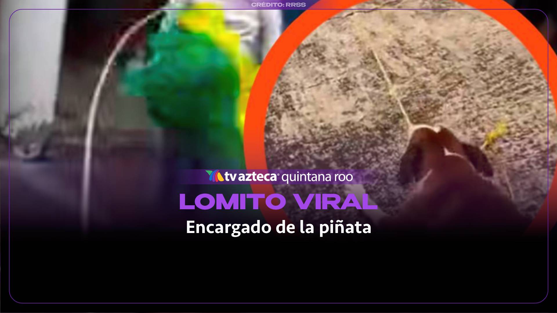 ¡Lomito se vuelve viral en México por convertirse en el encargado de la piñata en una fiesta infantil!