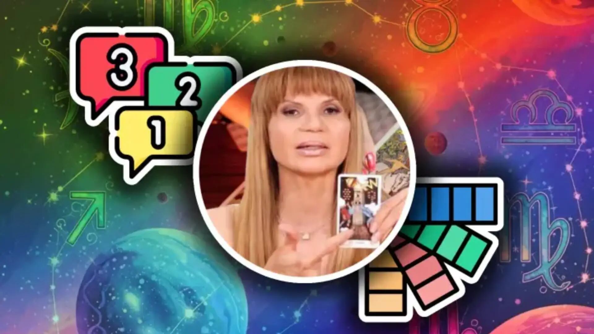 Estos son los colores de la suerte de HOY, domingo 23 de agosto de 2026: Predicciones de Mhoni Vidente para cada signo del zodiaco