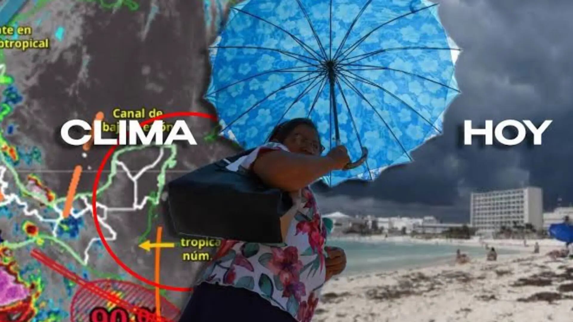 Onda tropical 37 afecta a la Península de Yucatán: Pronóstico del clima en Cancún y el resto de Quintana Roo HOY, 8 de septiembre de 2026