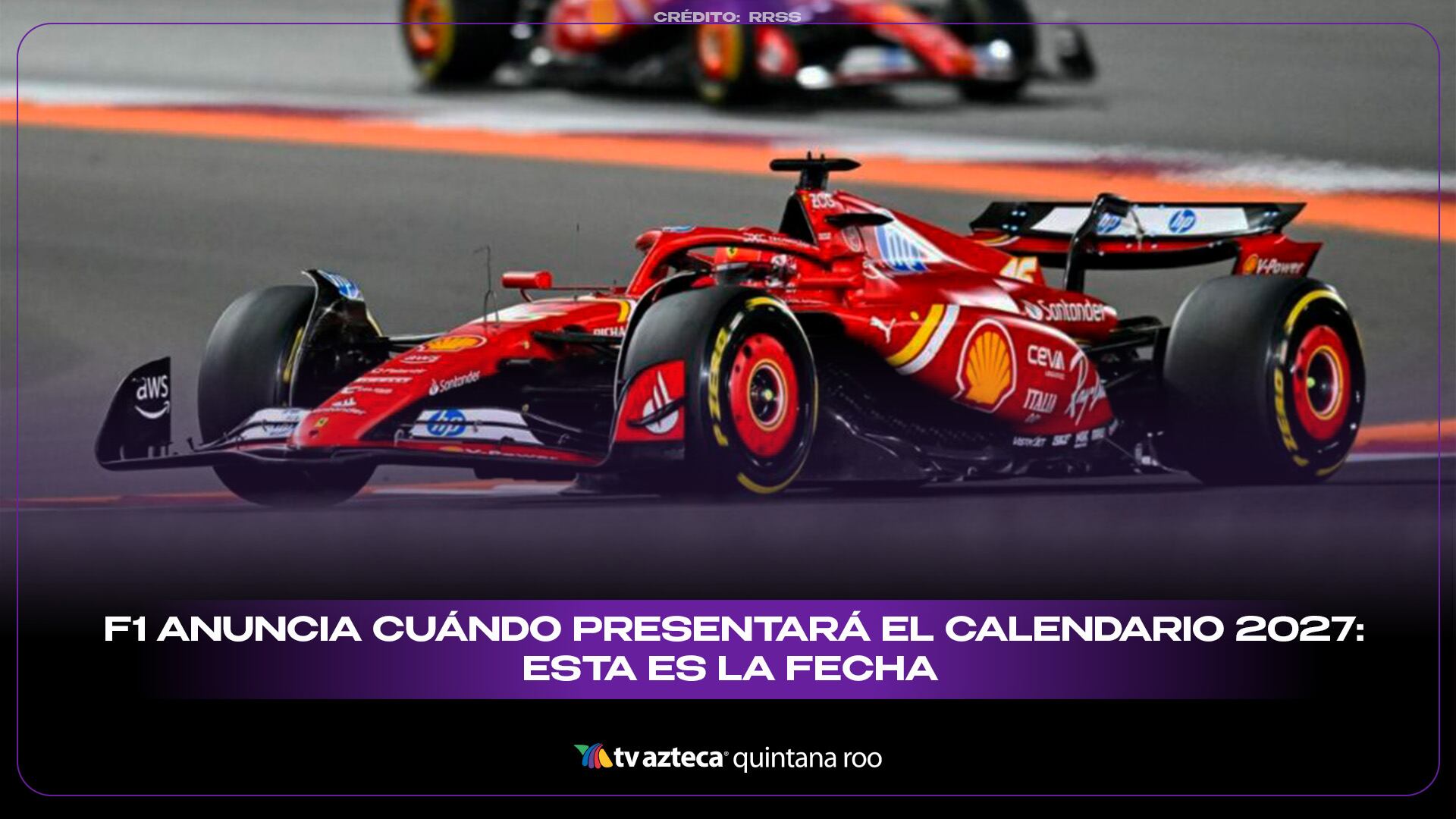 Calendario F1 2027: esta es la fecha en que se anunciarán las nuevas carreras de la temporada