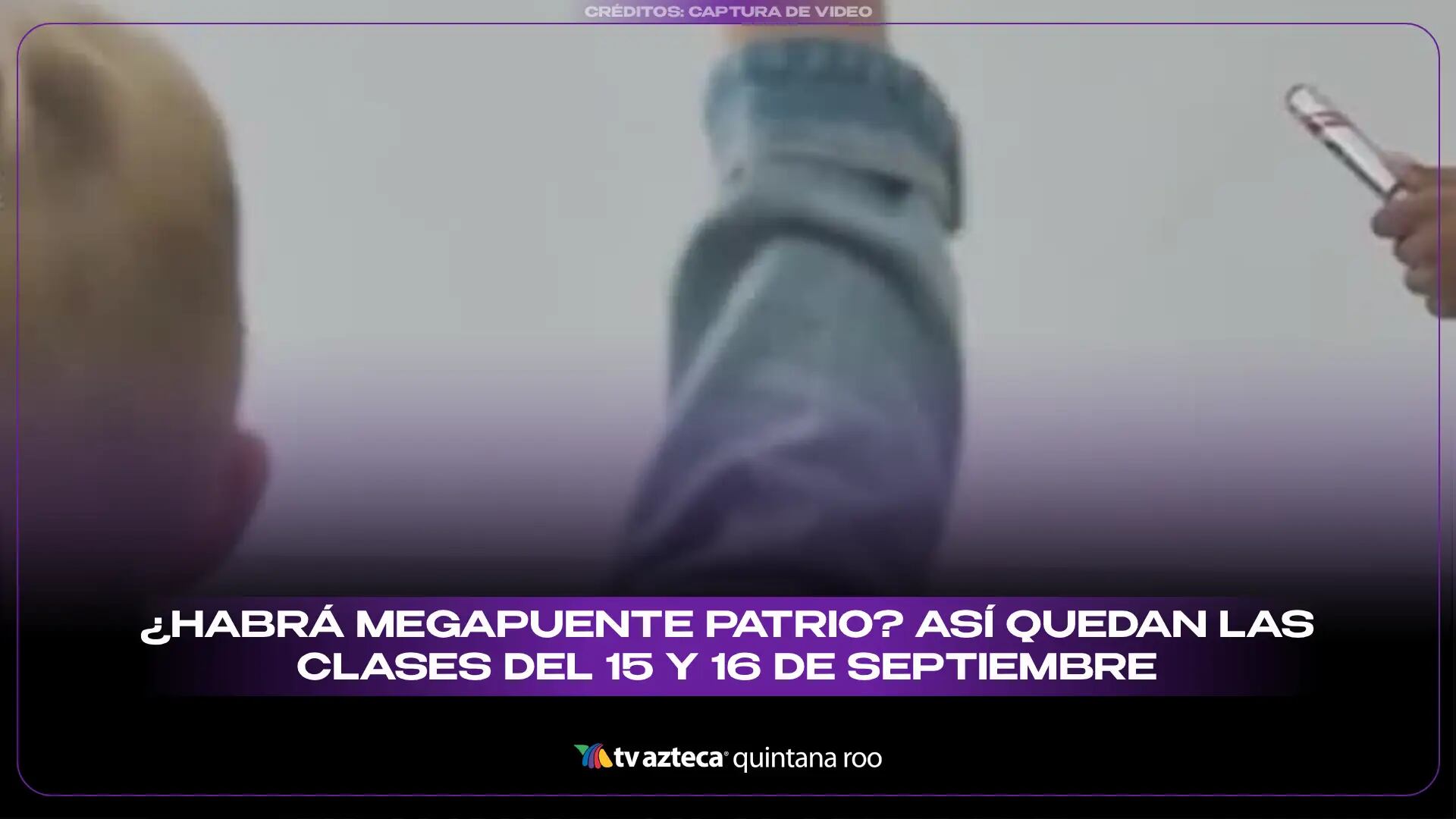 ¿Habrá MEGAPUENTE patrio? Así quedan las clases del 15 y 16 de septiembre