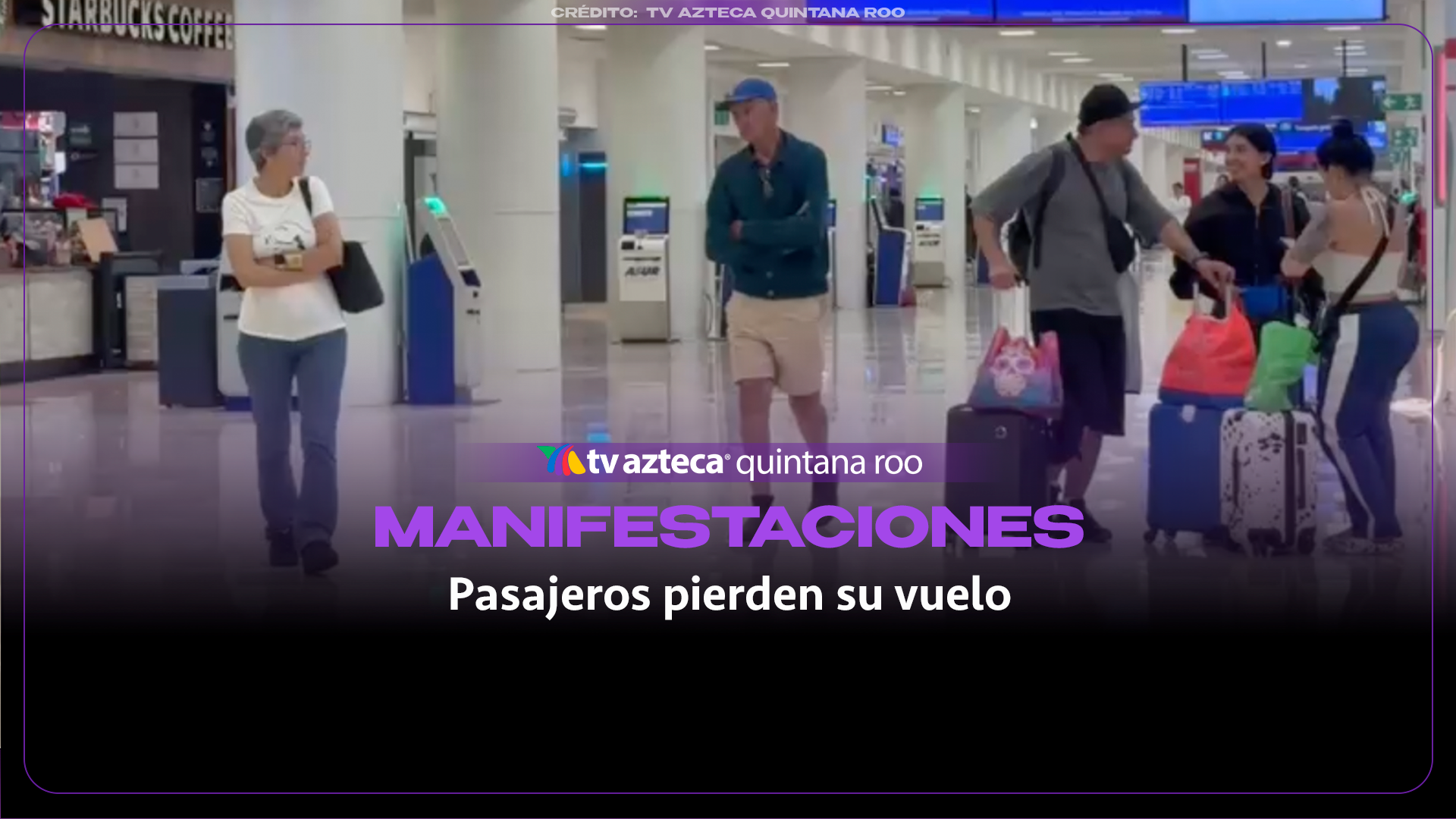 Más de 300 pasajeros pierden sus vuelos en Cancún por protesta de transportistas en carretera
