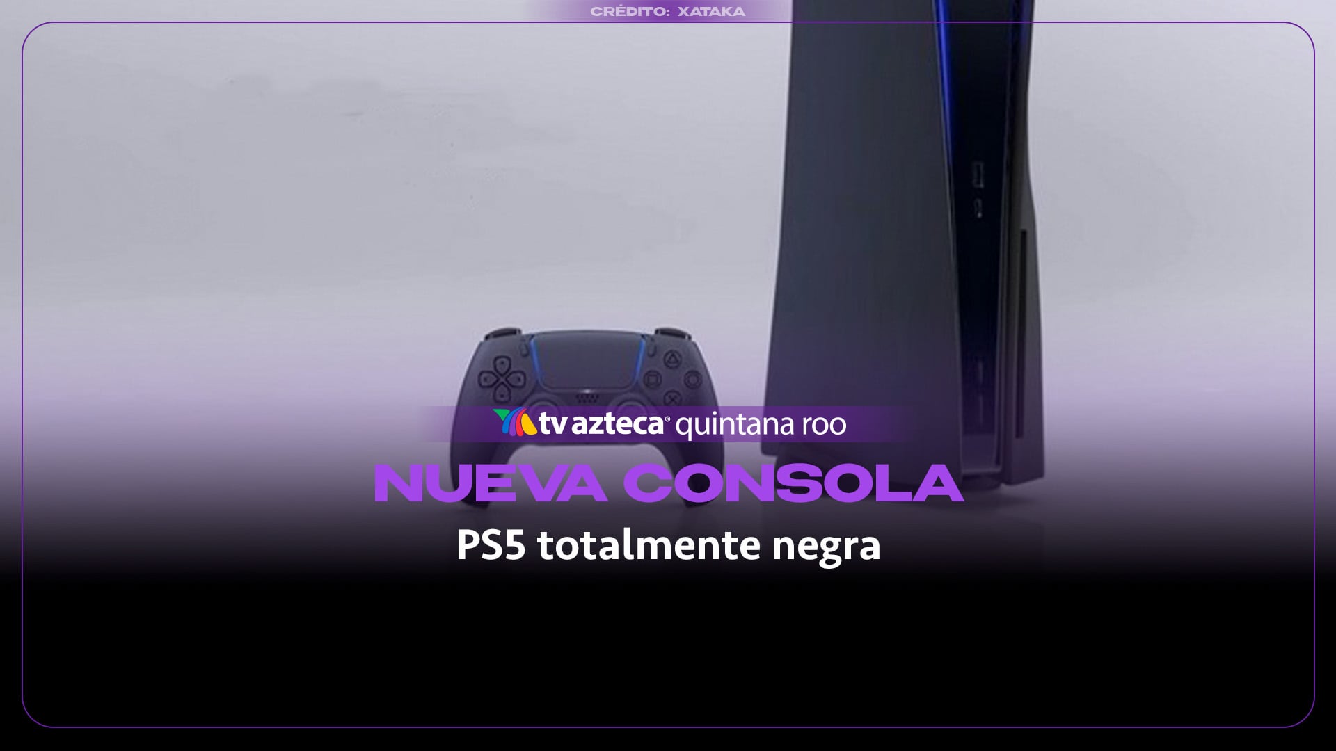 Anuncian una PS5 totalmente negra y con estilo para los gamers