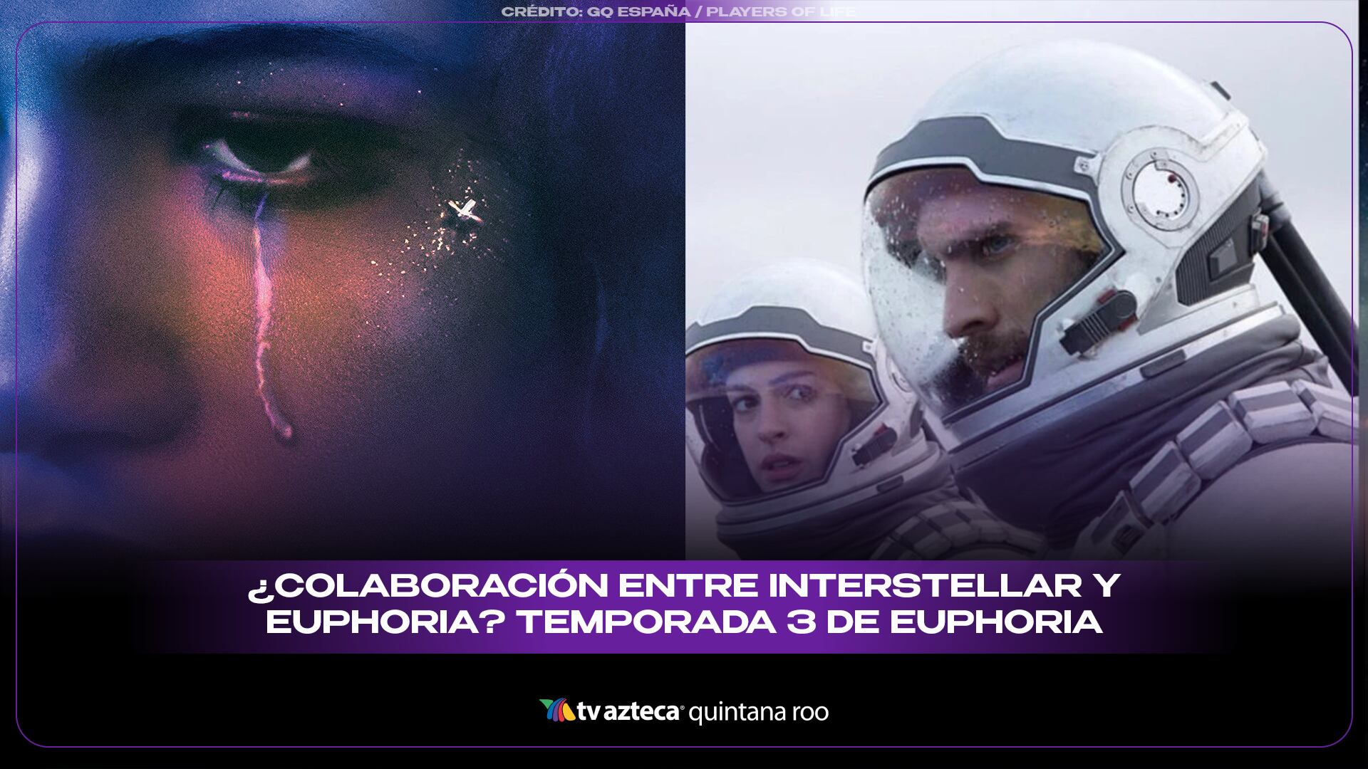 ¿Colaboración entre Interstellar y Euphoria? Anuncian nuevas noticias para la temporada 3 de Euphoria.