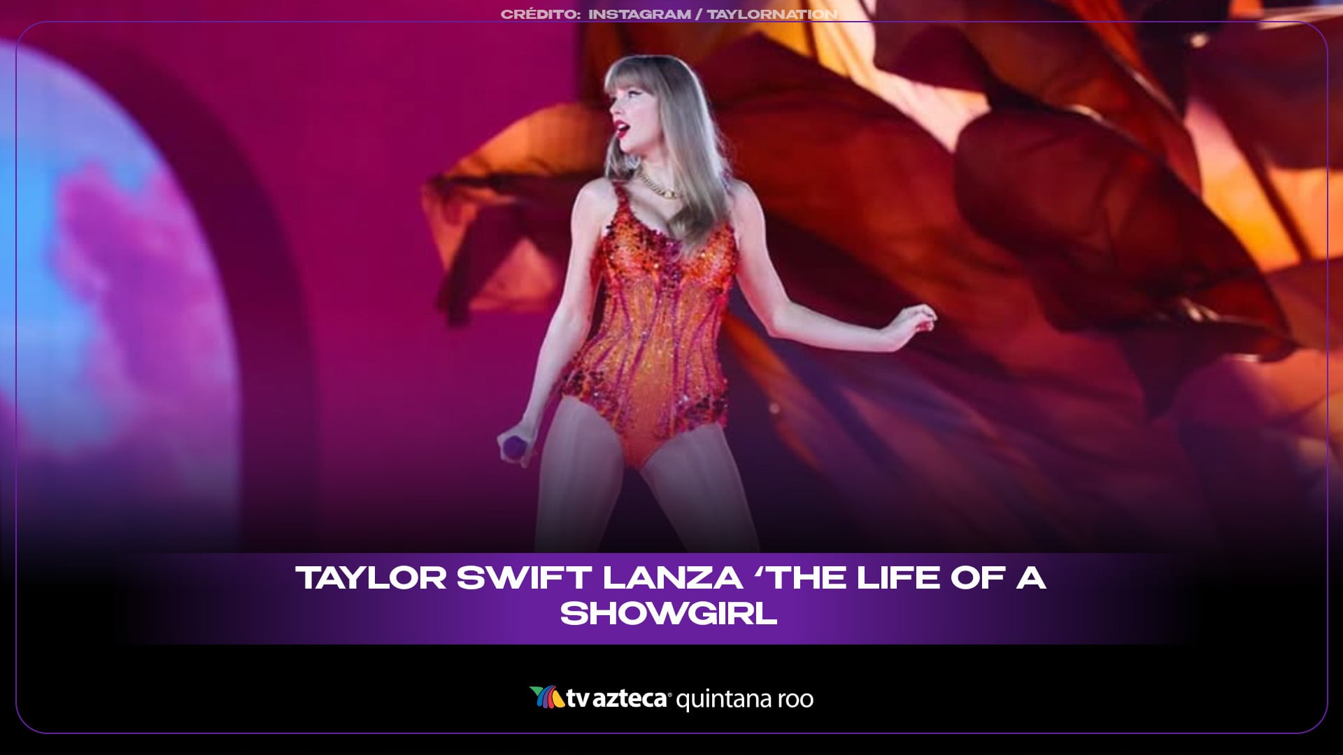 Taylor Swift anuncia su nuevo disco: The Life of a Showgirl