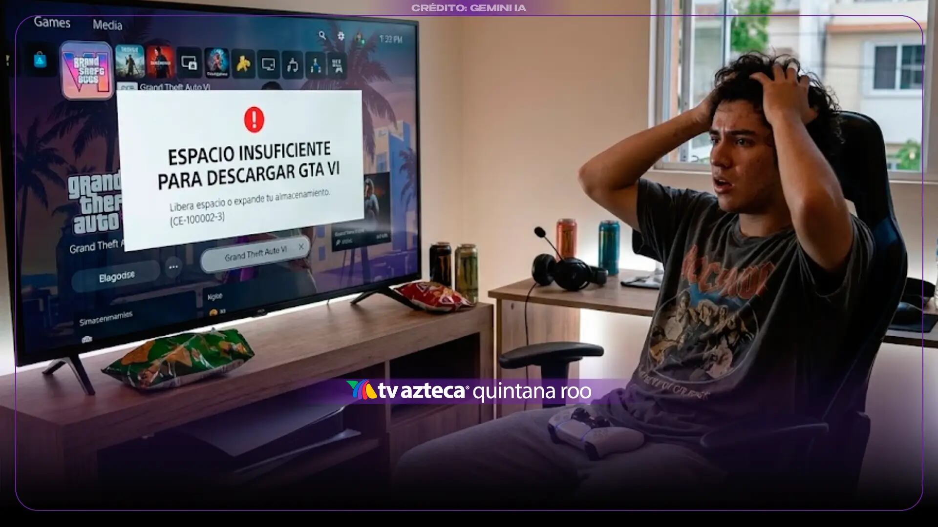 ¡Prepara tu consola para GTA VI! Este es el ENORME espacio que ocuparía Grand Theft Auto VI en tu PS5