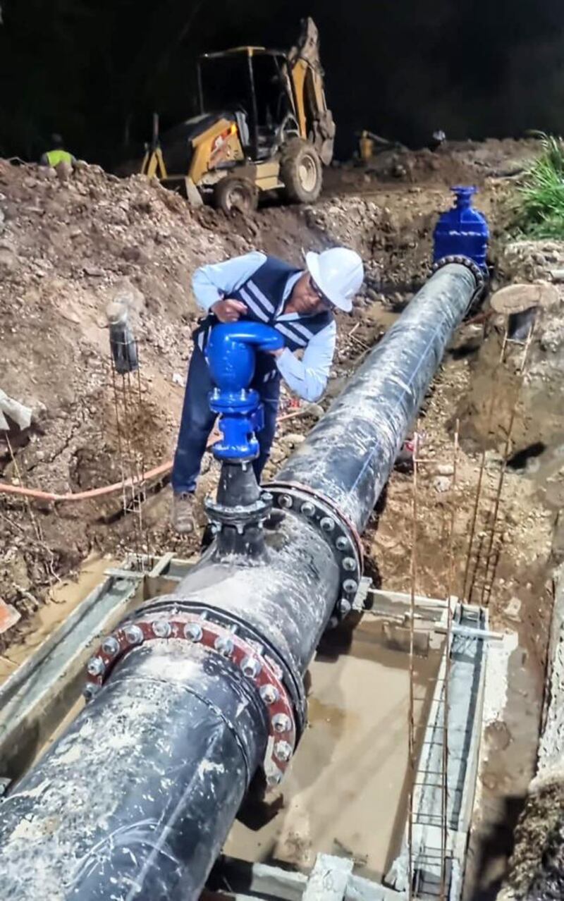 Resuelven problema de agua potable en Chetumal