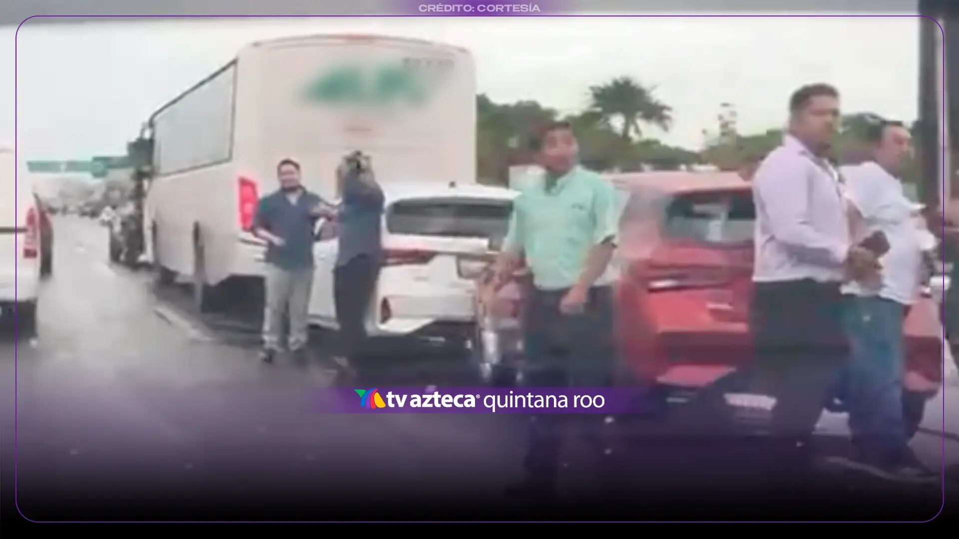 ¡ATENCIÓN! Carambola entre 3 vehículos causa tráfico en el Blvd. Colosio en Cancún HOY, 1 de octubre: ¿A qué altura y en qué dirección ocurrió el accidente?