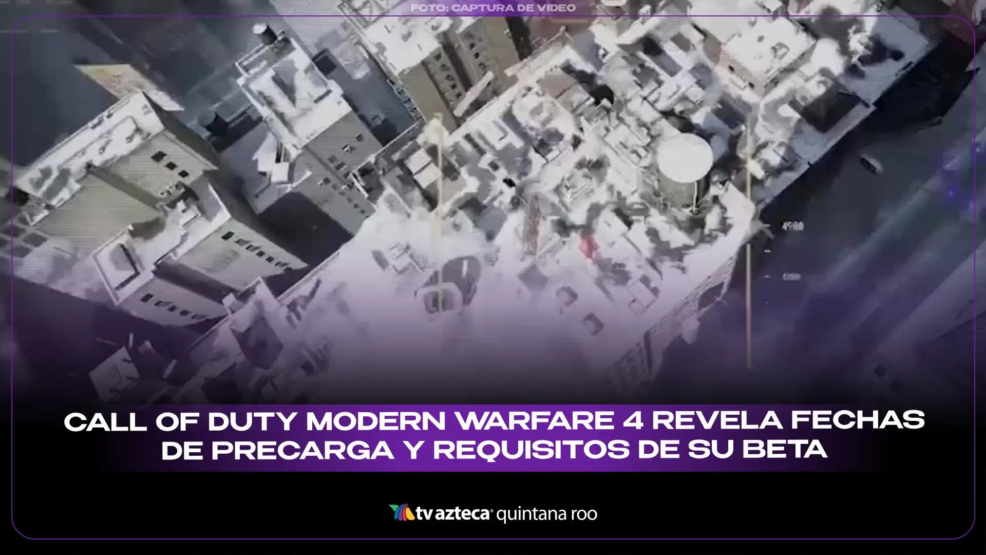 Call of Duty Modern Warfare 4 revela fechas de precarga y requisitos de su Beta