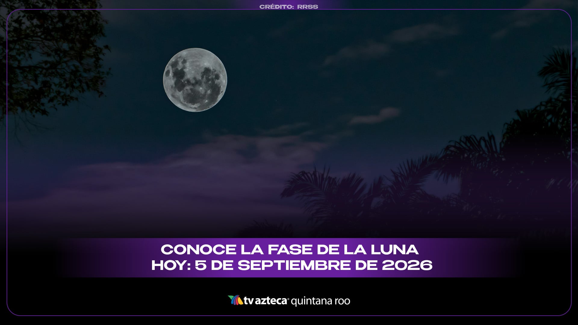 Fase de la Luna hoy 5 de septiembre: descubre cómo estará el cielo este sábado