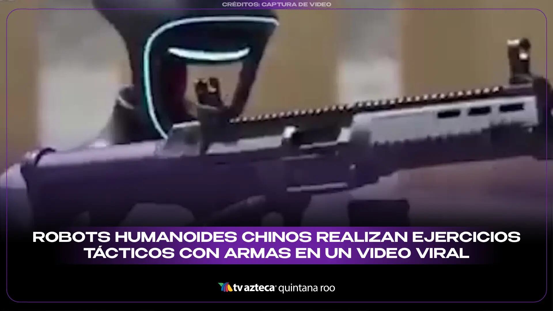 Robots humanoides chinos realizan ejercicios tácticos con armas en un video que se vuelve viral