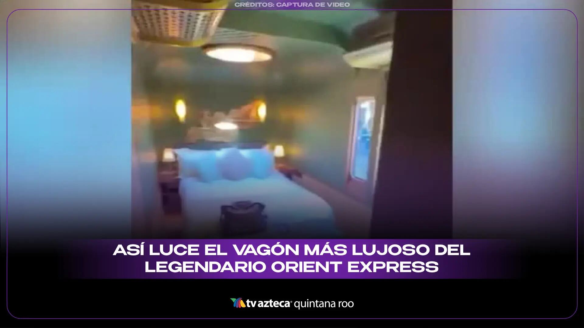 ¿Lo puedes creer? Así luce el vagón más lujoso del legendario Orient Express
