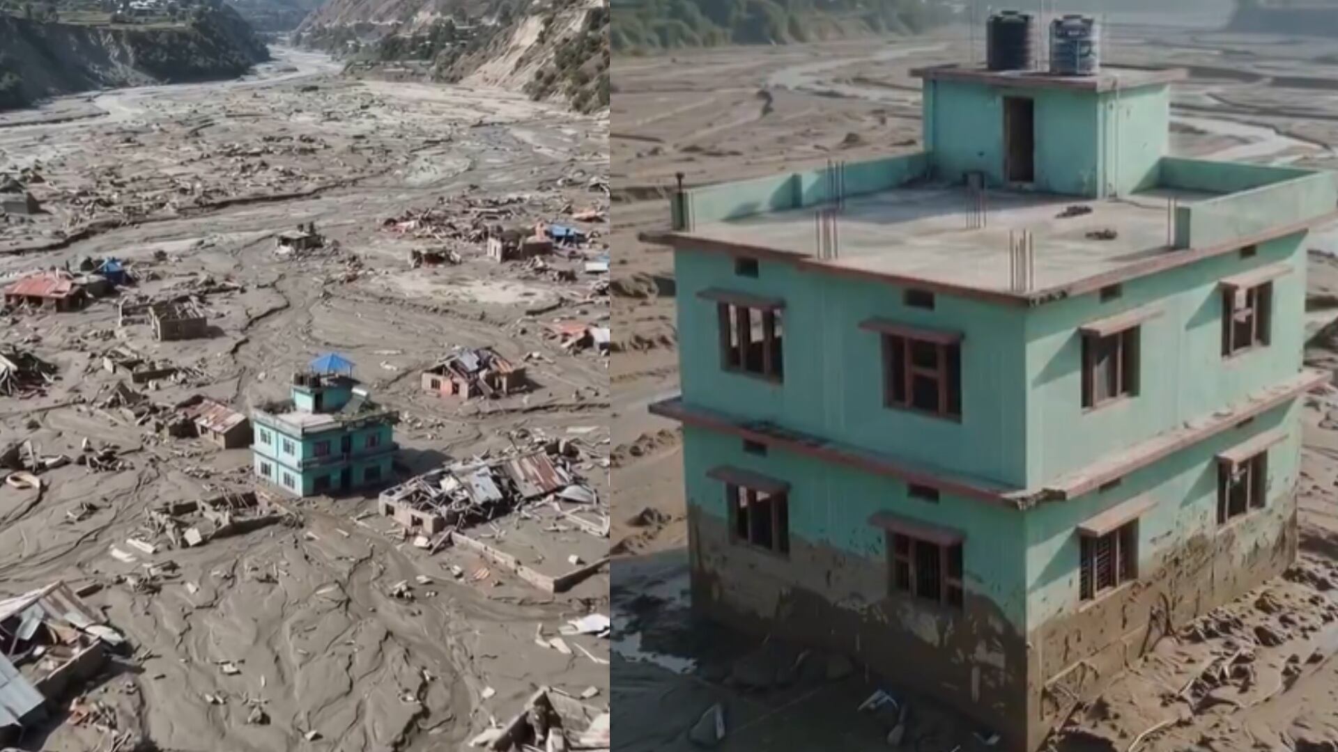 ¡Nada la derrumbó! Por esta RAZÓN una casa no fue arrastrada por la riada en Nepal