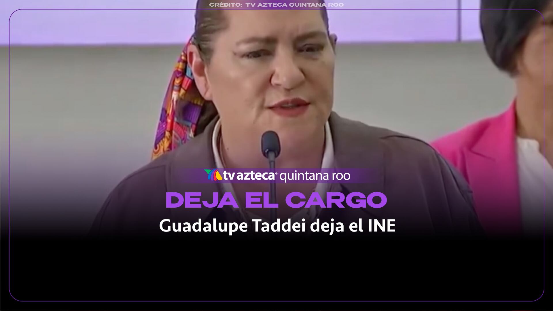 Guadalupe Taddei deja el INE bajo señalamientos de presunta corrupción e irregularidades administrativas