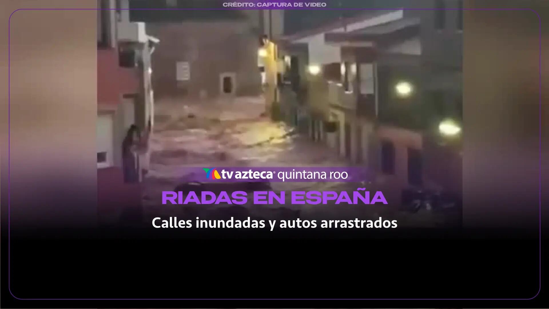 Riadas en España: Video muestra calles inundadas y autos arrastrados por la corriente en Madrigueras