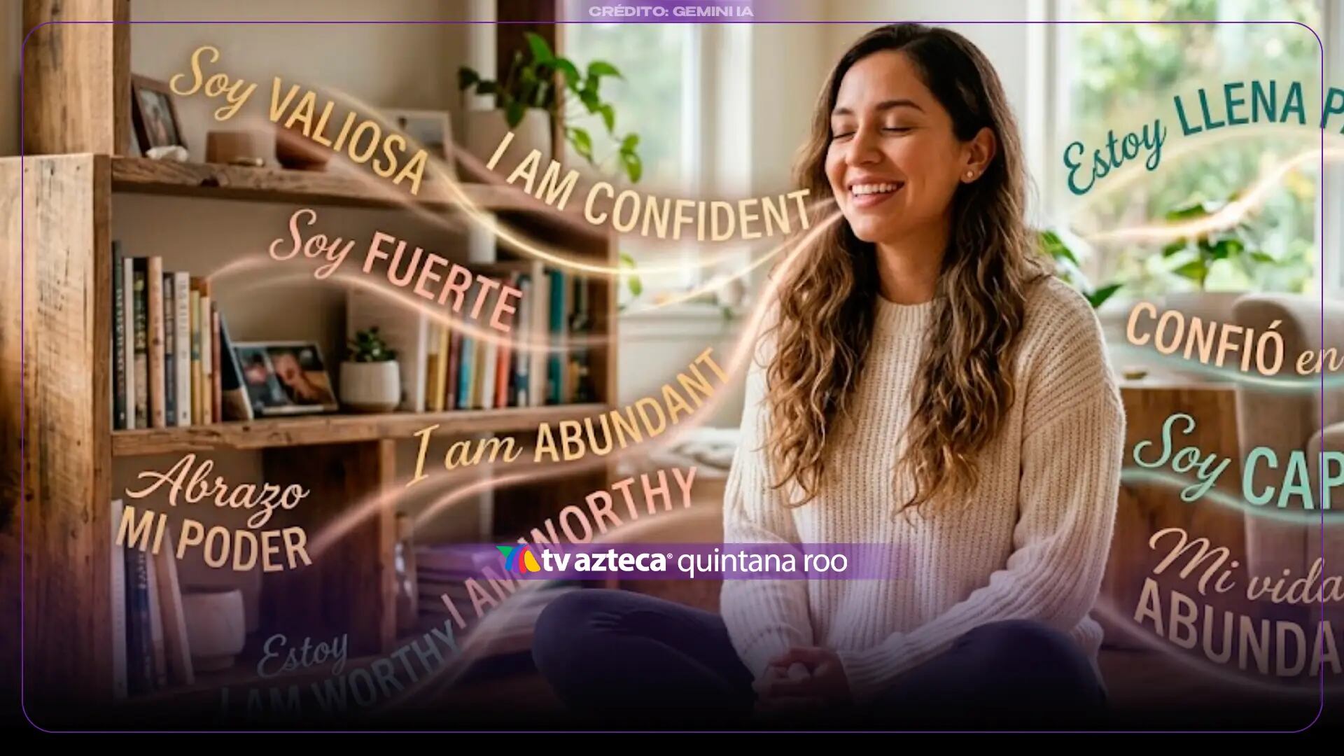 Afirmación positiva de HOY, jueves 15 de octubre de 2026: Repite estas palabras y llena tu día de energía