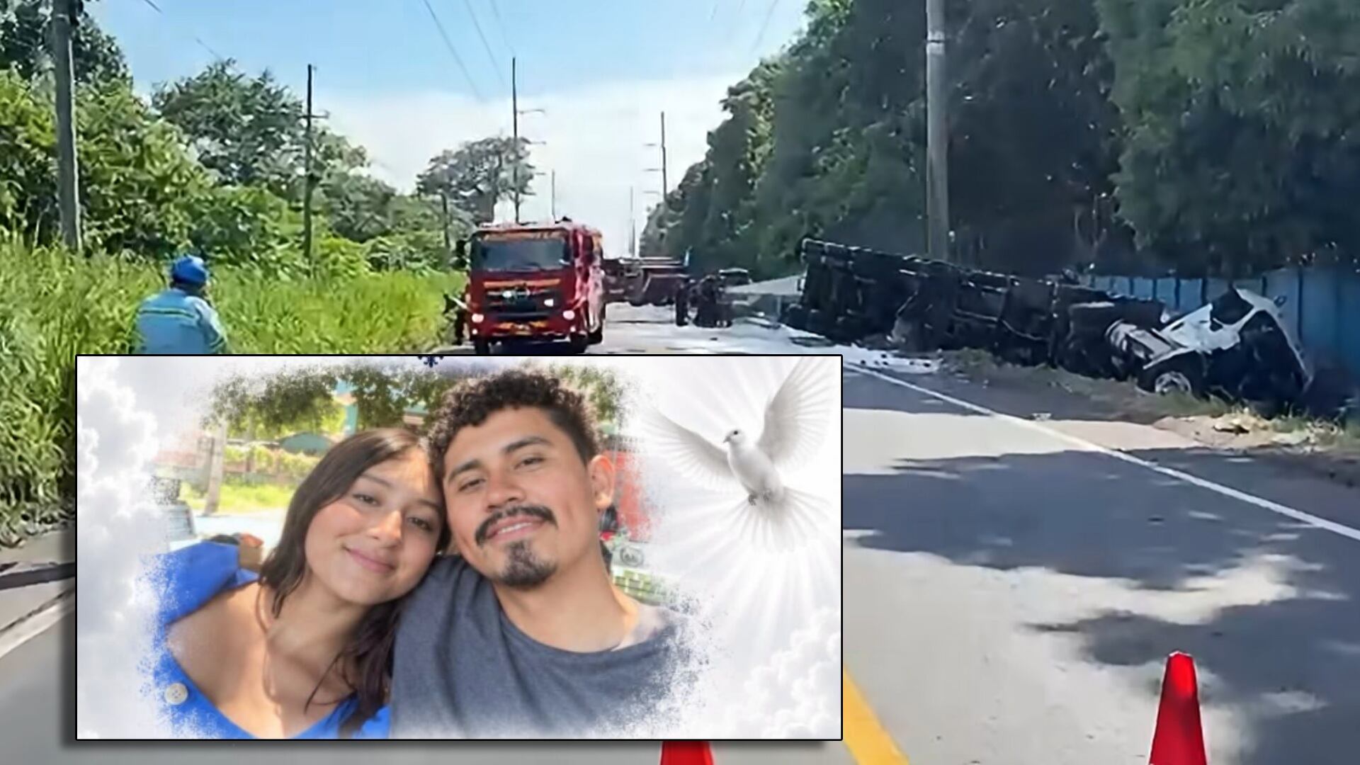 Pareja MUERE horas antes de su boda al quedar en medio de un accidente; la historia se viralizó