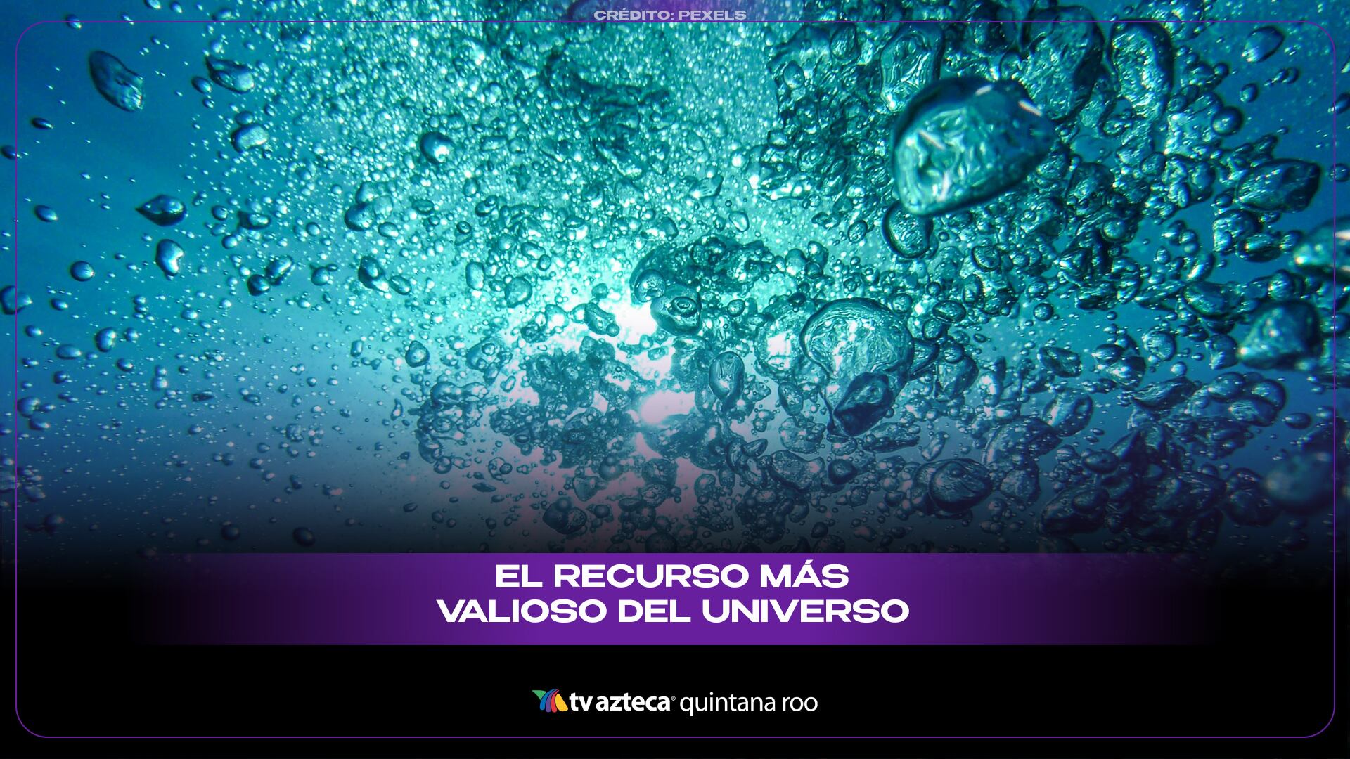 Agua, el recurso más preciado del universo