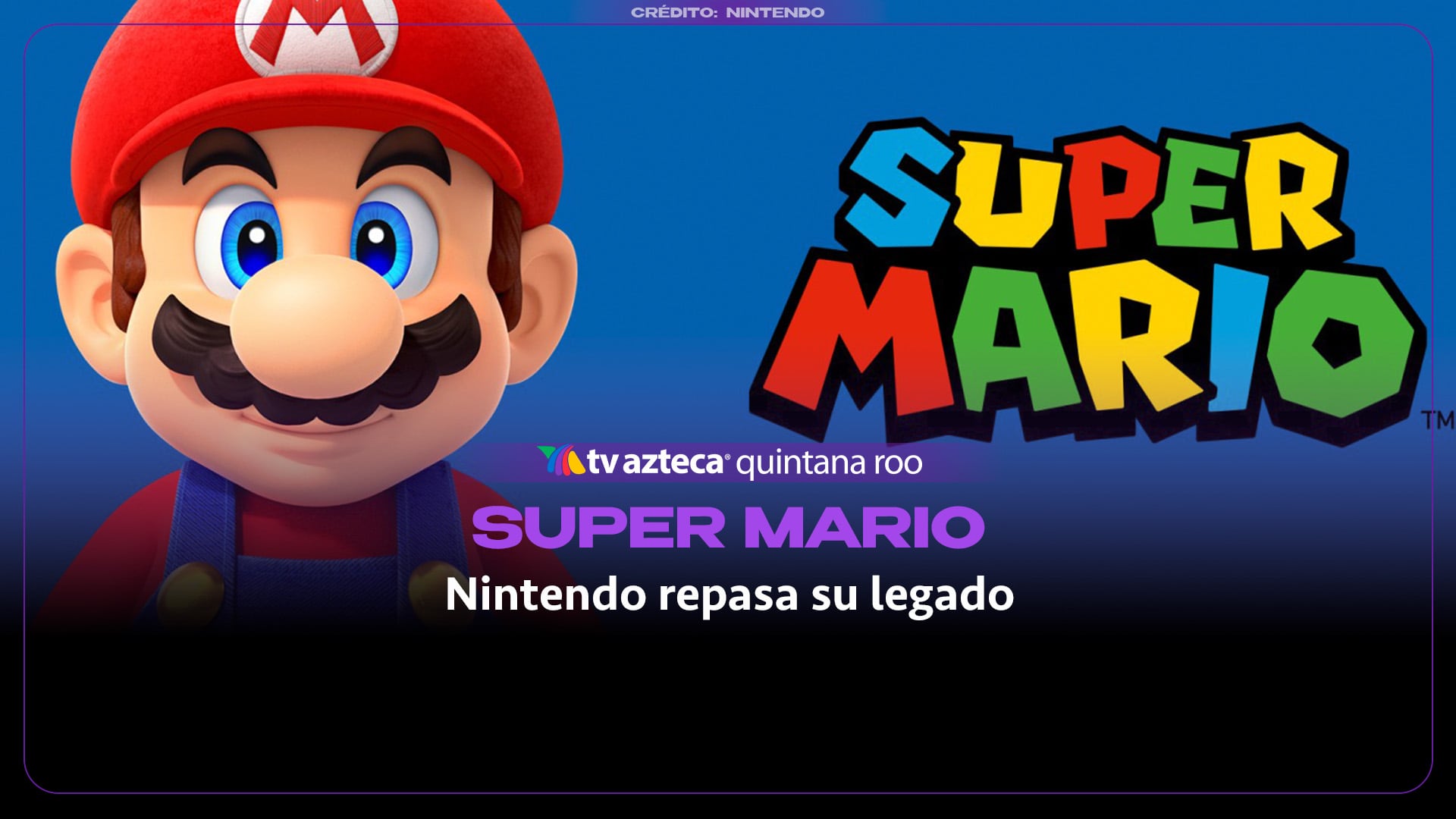Nintendo abre un viaje interactivo por la historia de Super Mario