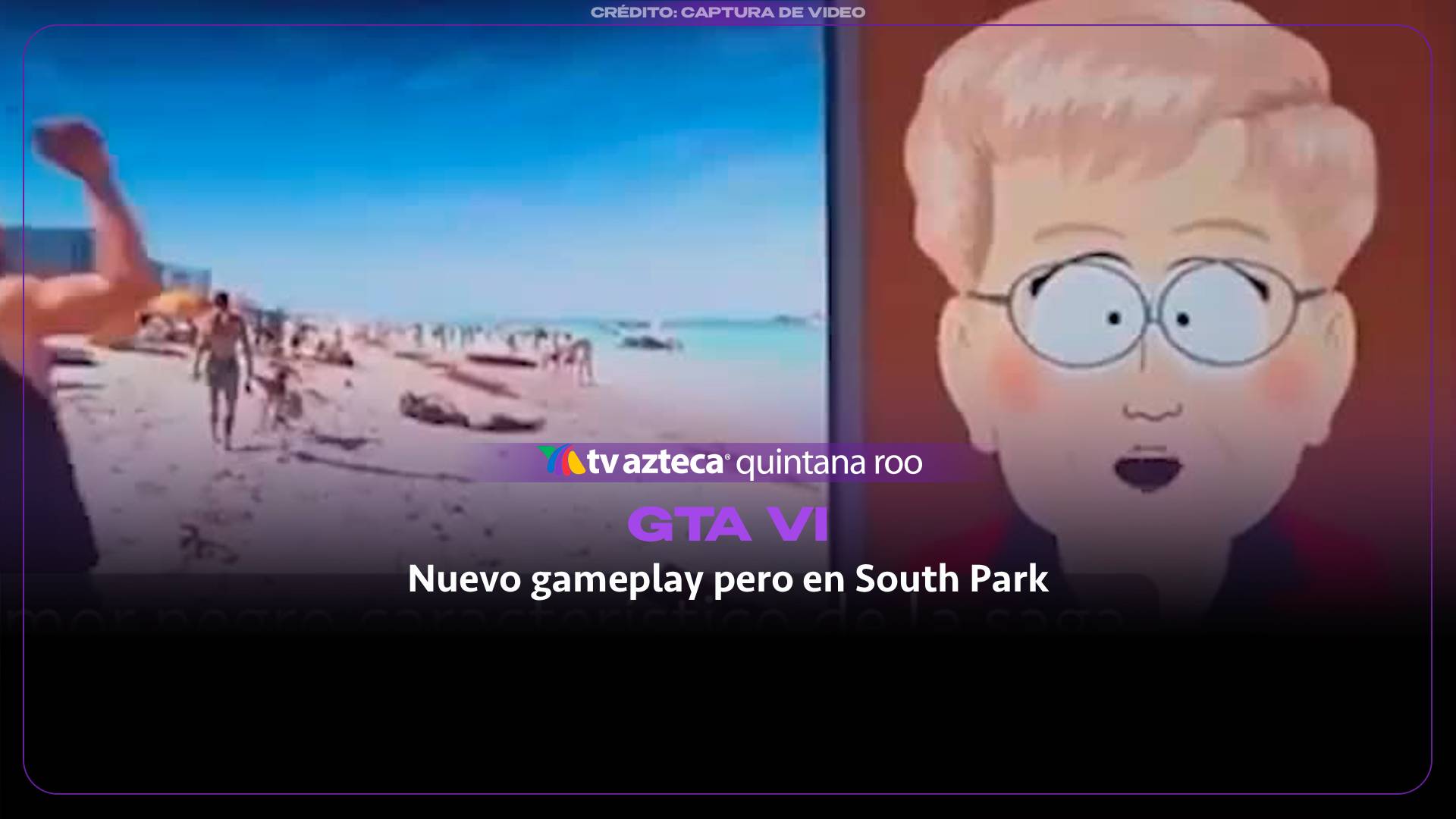 Nuevo gameplay de GTA VI, pero en South Park
