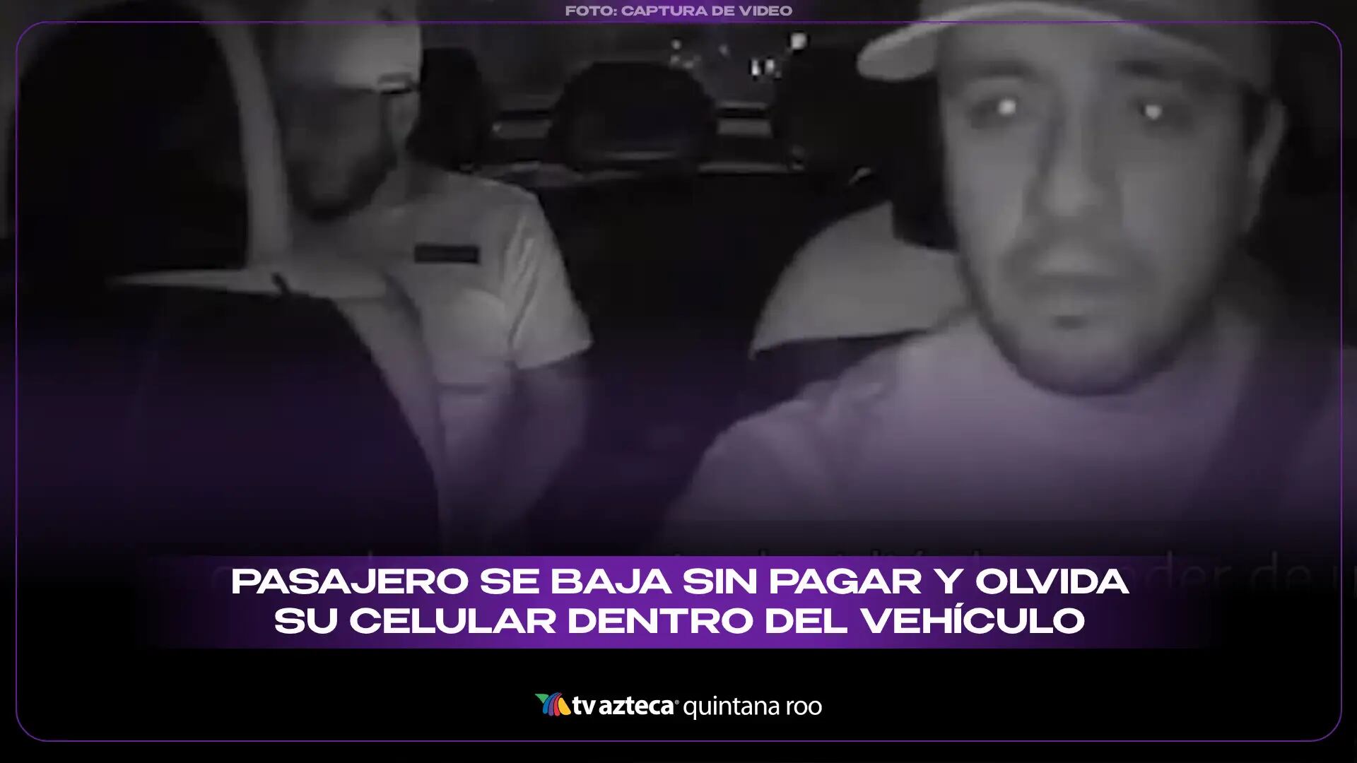 Pasajero de Uber se baja sin pagar y olvida su celular dentro del vehículo