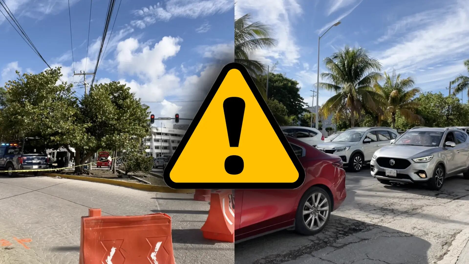 ¿Por qué hay tráfico en la Av. Bonampak de Cancún hoy, viernes 25 de septiembre? Esto se sabe