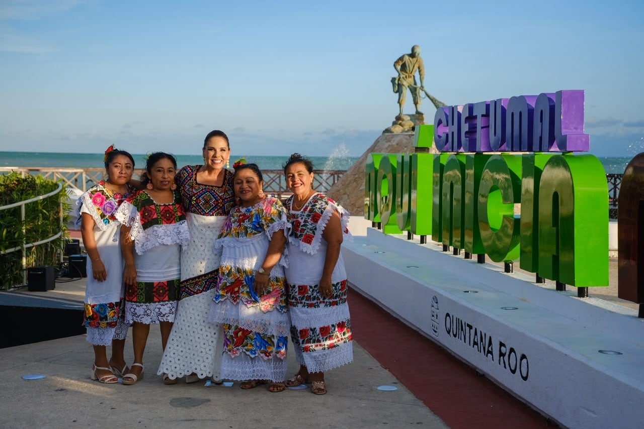 La Gobernadora de Quintana Roo, Mara Lezama Espinosa, rindió su Cuarto Informe de Gobierno en Calderitas, Quintana Roo.