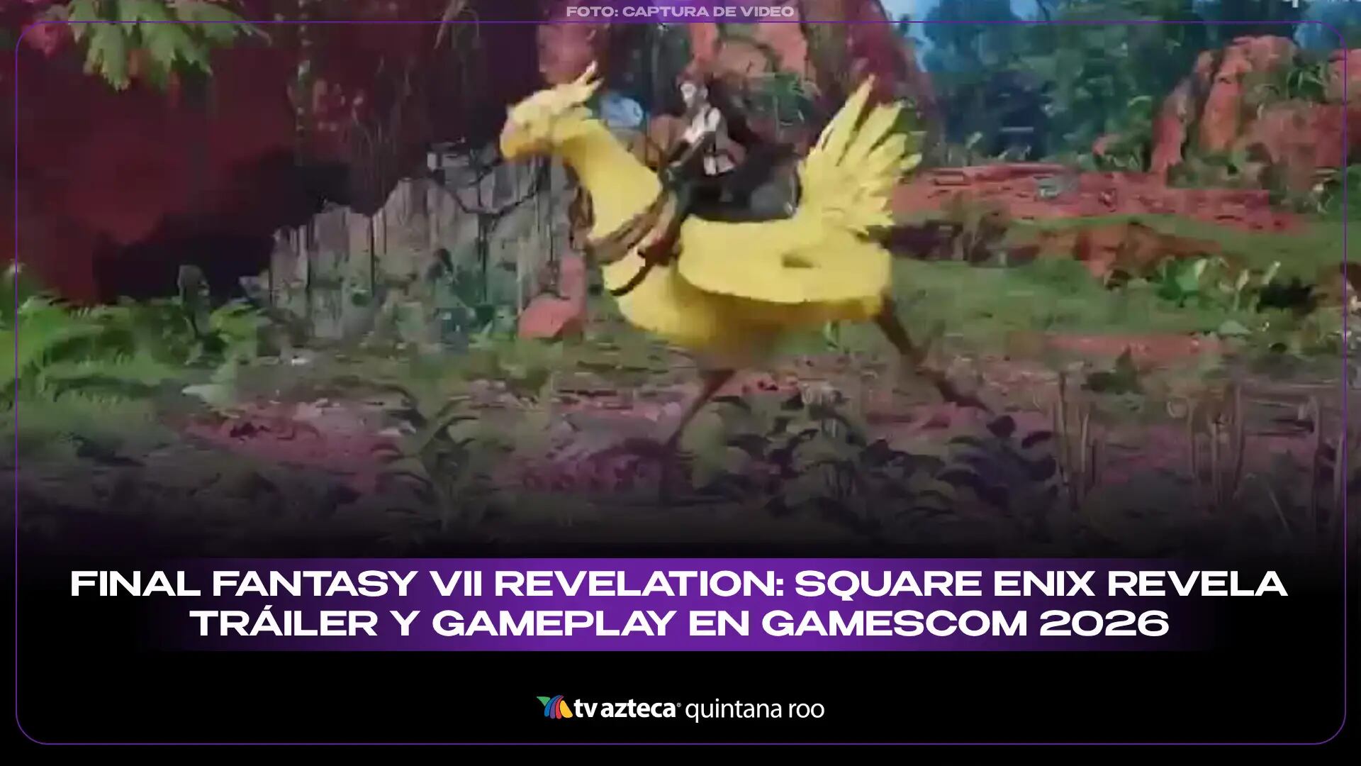 Final Fantasy VII Revelation: Square Enix revela tráiler y gameplay en Gamescom 2026