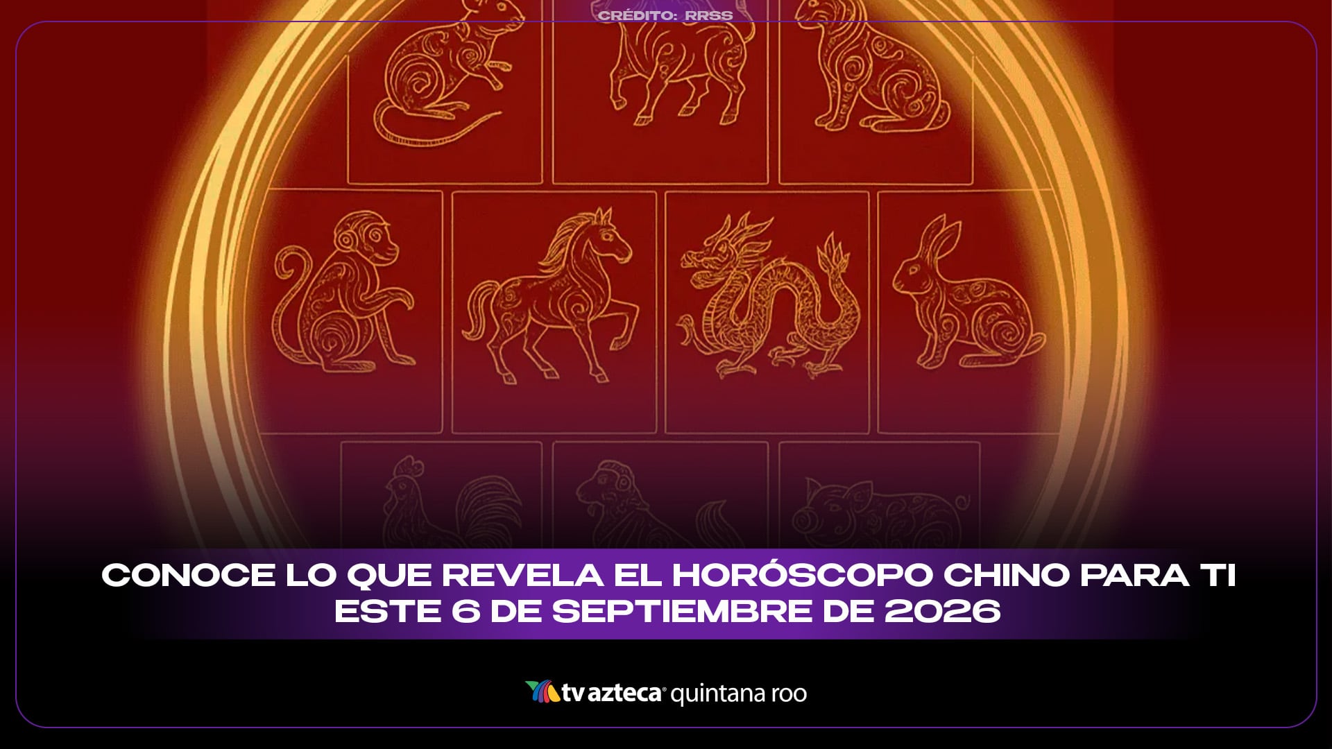Horóscopo chino hoy 6 de septiembre: descubre qué te depara el universo este domingo