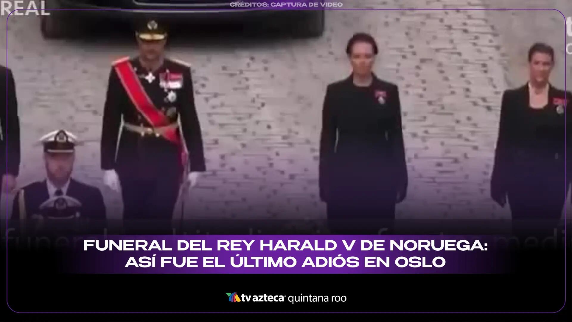 Funeral del rey Harald V de Noruega: así fue el último adiós en Oslo