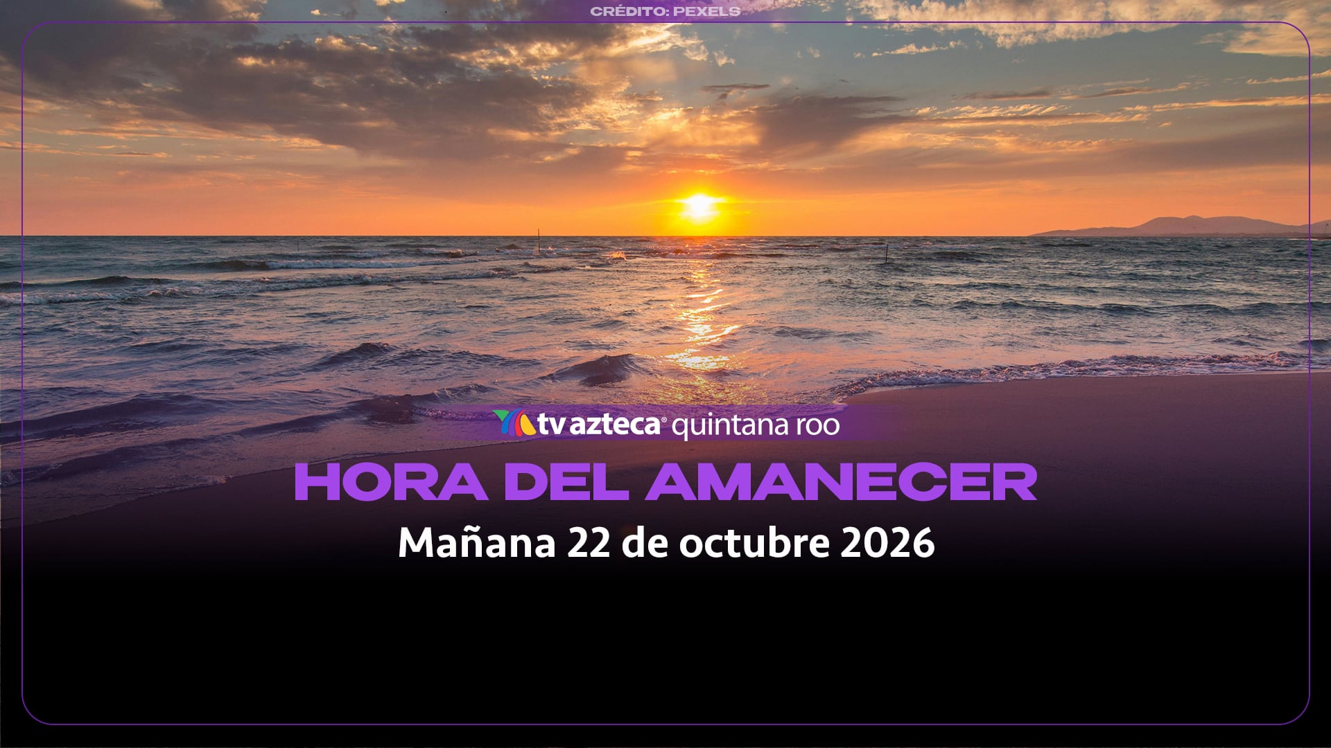 ¿A qué hora amanece mañana 22 de octubre de 2026?