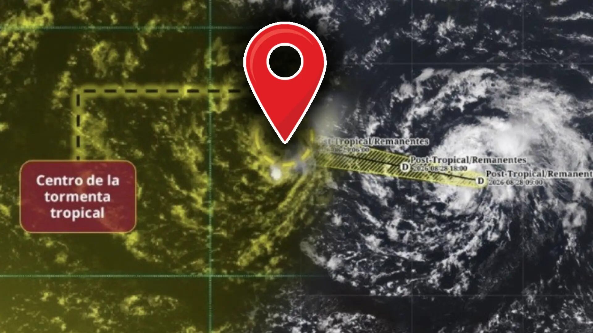 Tormenta Tropical ‘Dolly’ se debilita: ¿Dónde se localiza el fenómeno este viernes 28 de agosto?