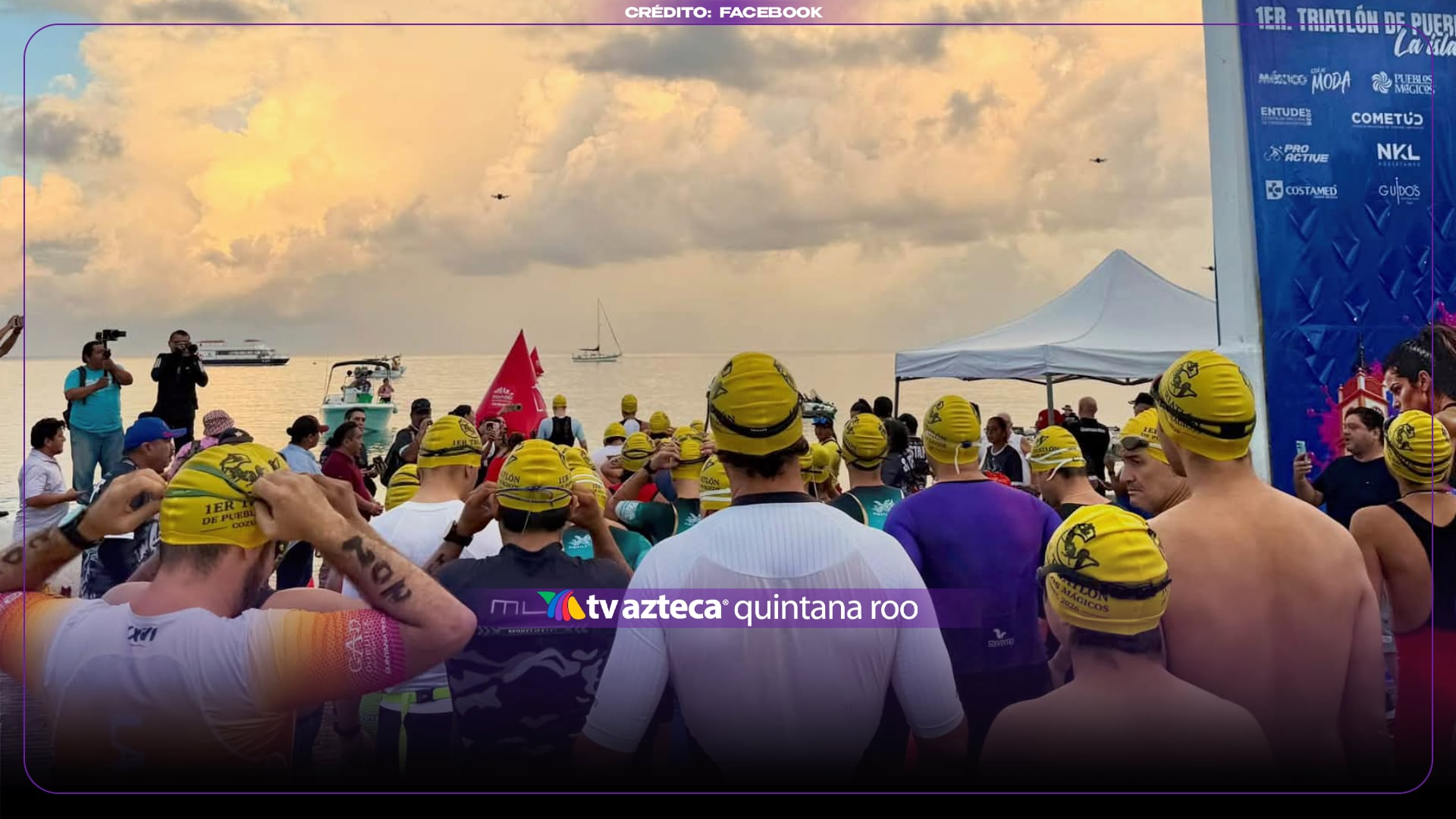 Más de 350 atletas en su primer Triatlón de Pueblos Mágicos.