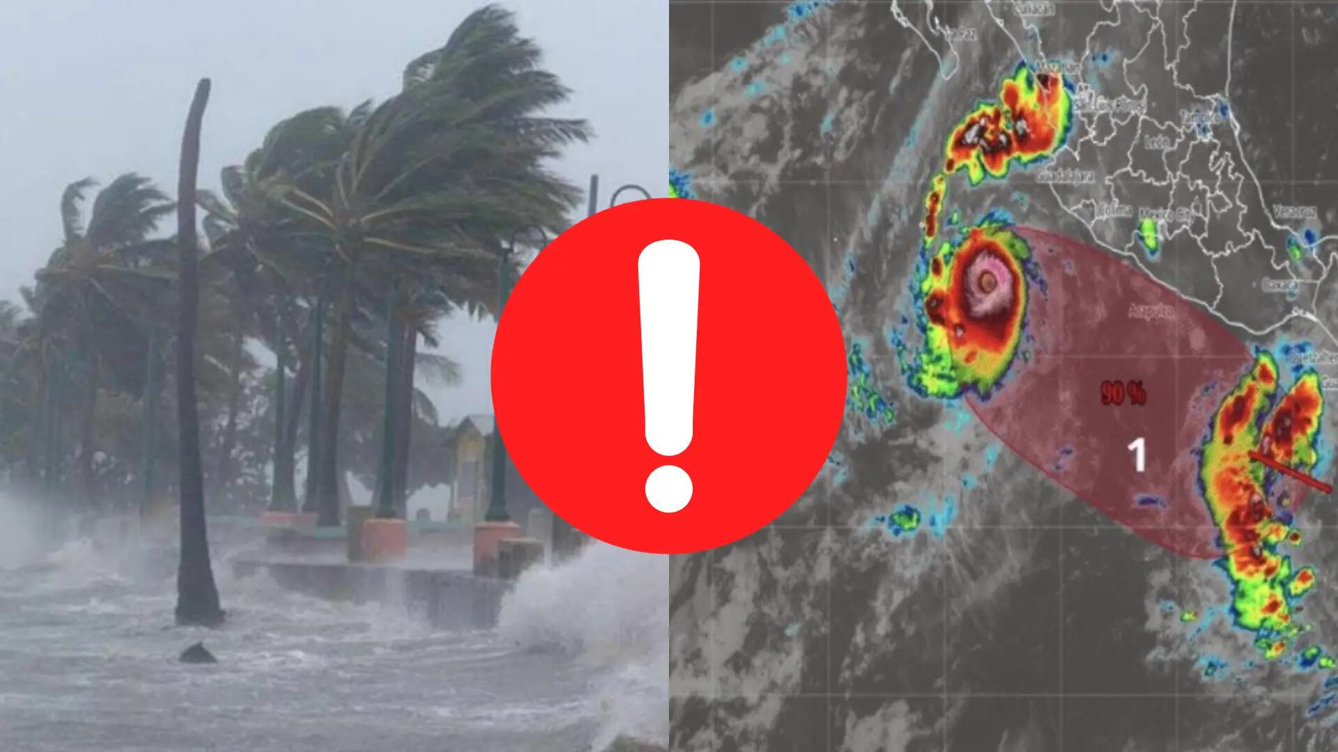 ¡PREPÁRATE! Ciclón Tropical ‘Rachel’ incrementa a 90% su probabilidad de formación: Ubicación exacta de la zona de baja presión