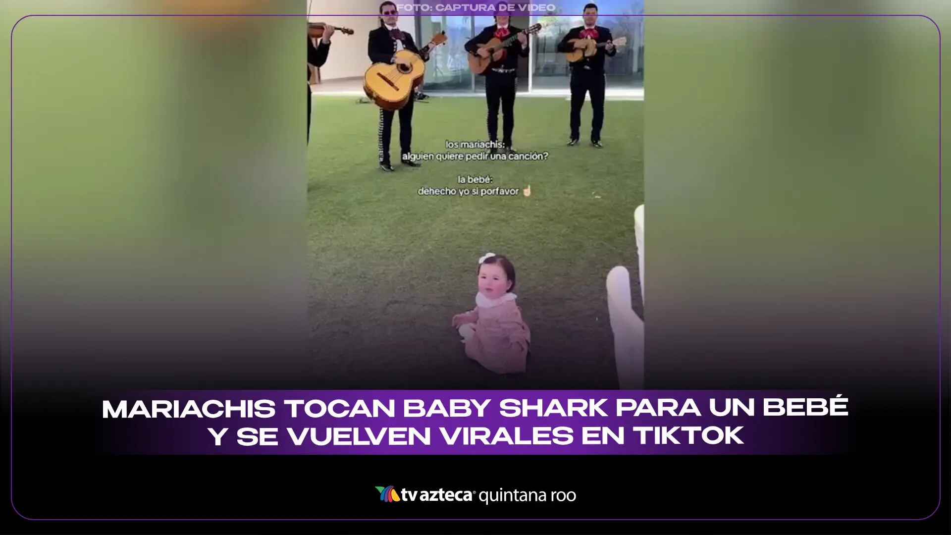¡El mejor festejo! Mariachis tocan Baby Shark para un bebé y se vuelven virales en TikTok