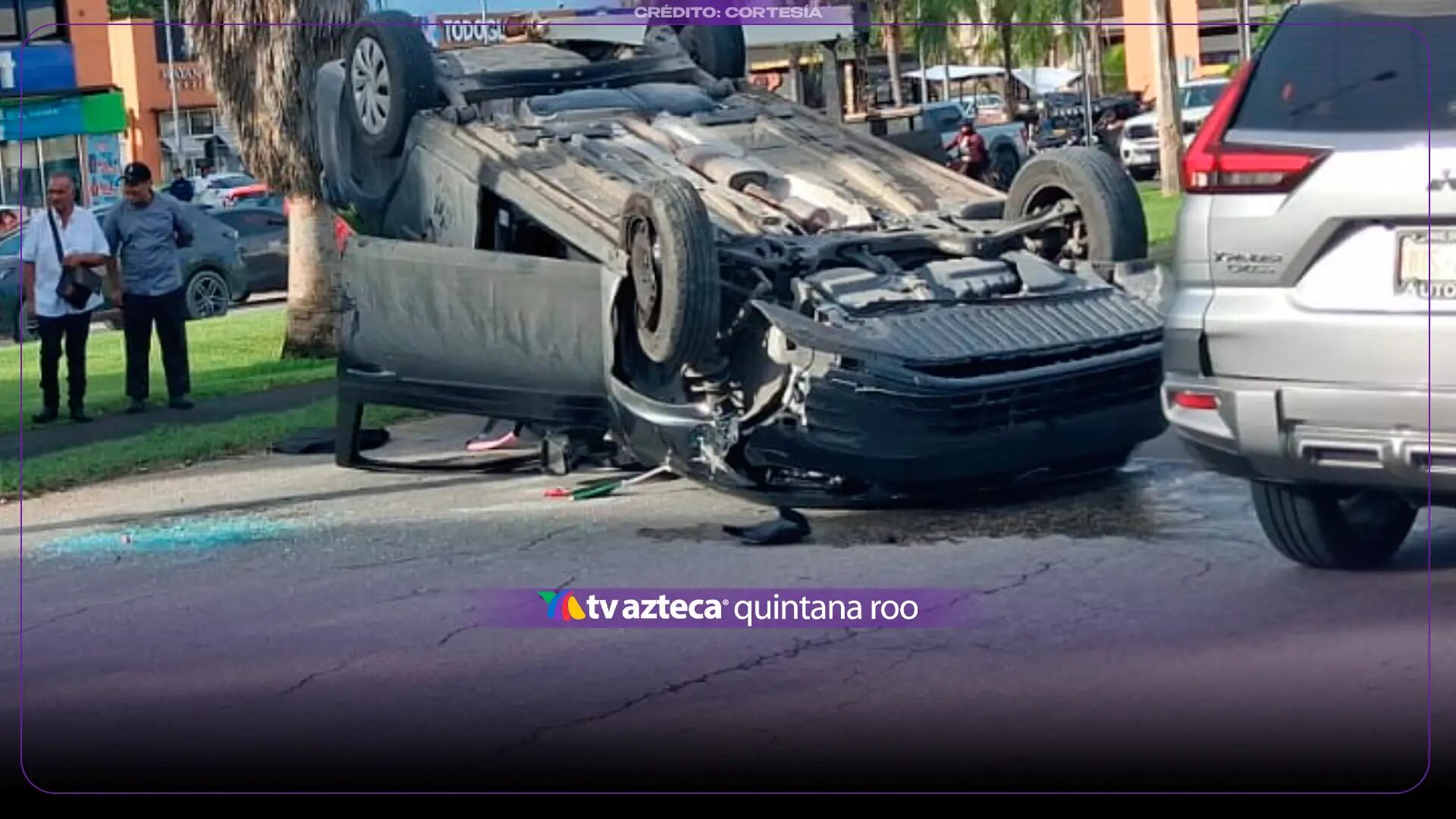 Se registra volcadura en la Av. Huayacán en Cancún HOY, 7 de octubre de 2026: ¿Qué ocurrió?