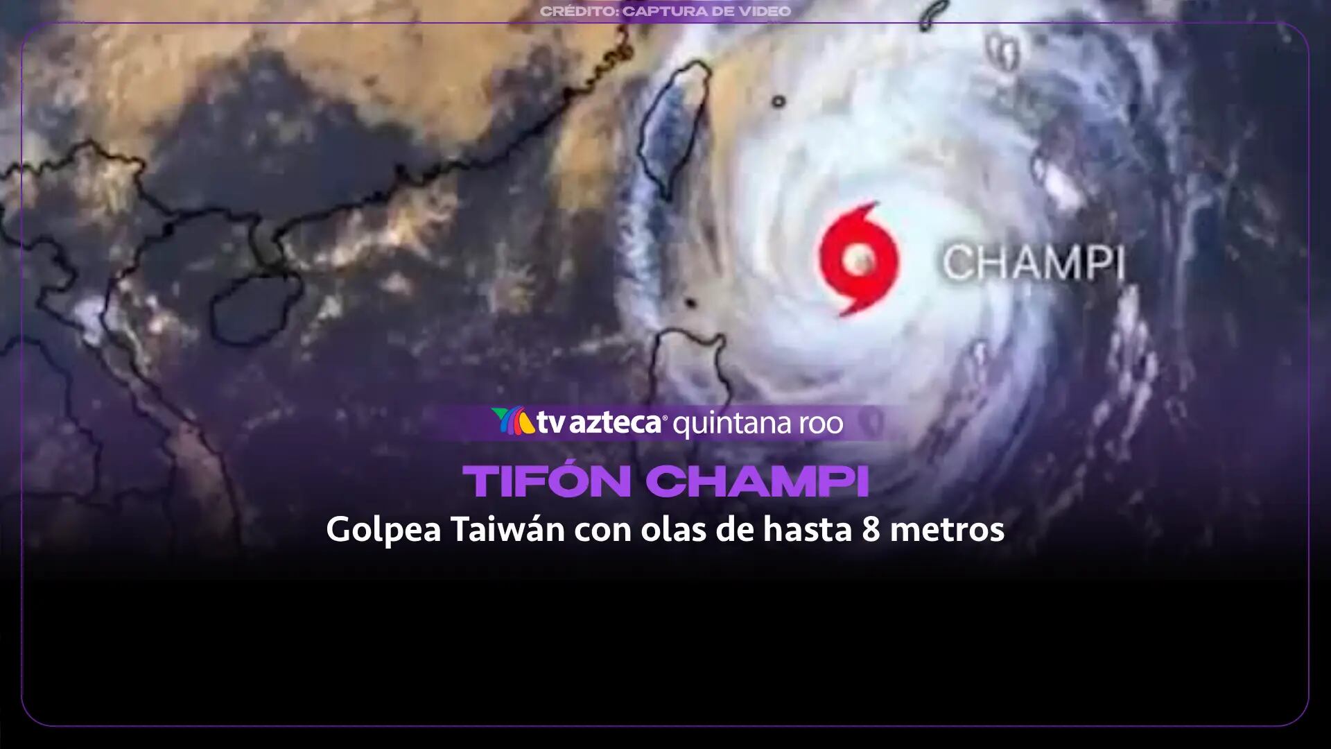 Tifón Champi golpea Taiwán con olas de hasta 8 metros: Deja un muerto, 163 heridos y casi mil vuelos cancelados
