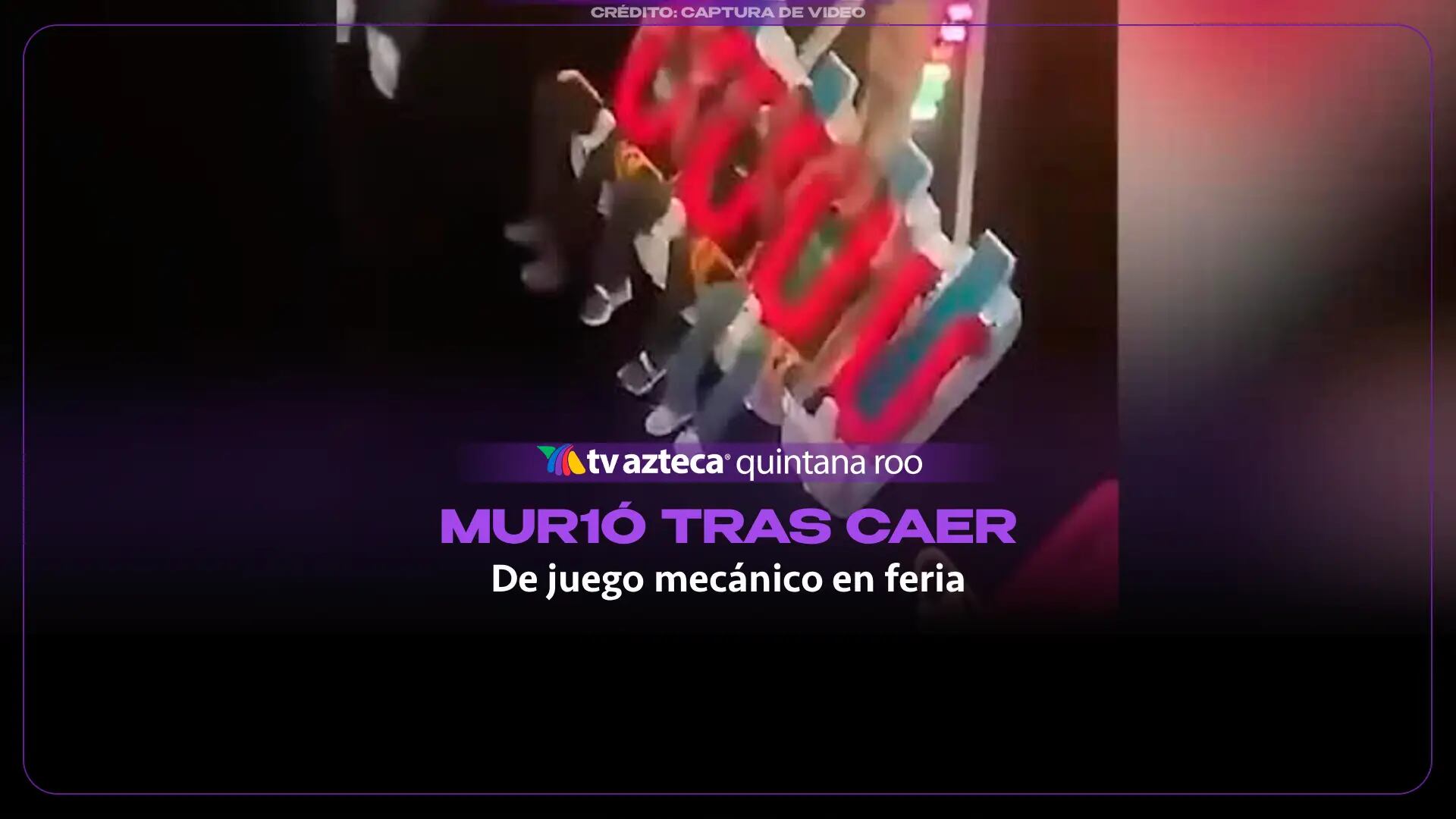 Joven de 18 años muere tras caer del juego mecánico El Péndulo en la Feria de Cabo San Lucas